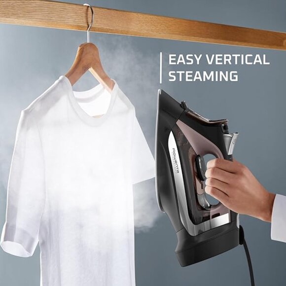 Rowenta Access Stainless Steel Soleplate Steam Iron with Retractable Cord, Power - Picture 2 of 12